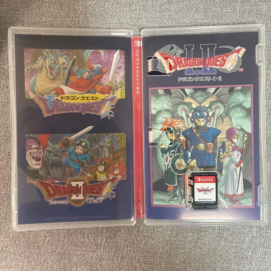 超美品 switch版 ドラクエ1&2 3とブック型収納ボックスとビンズロトの