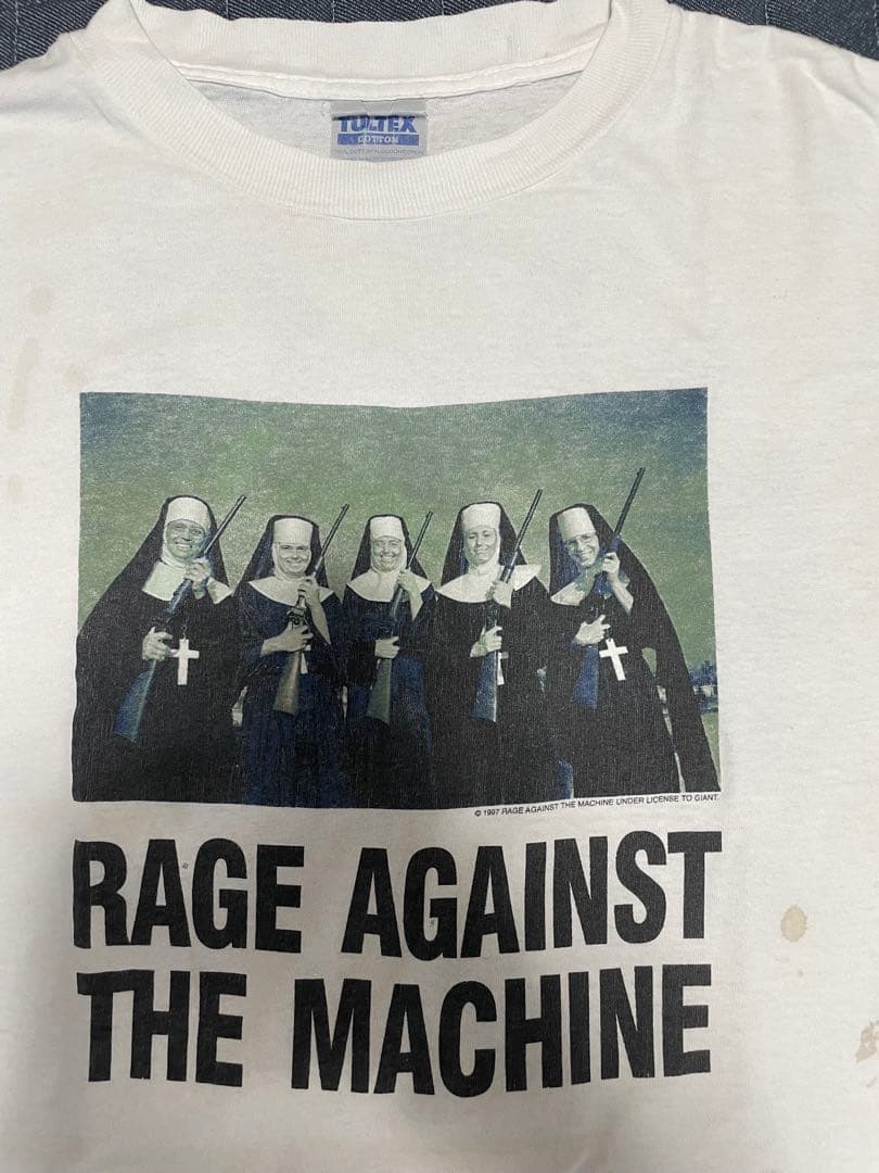 90s【rage against the machine】nuns&guns L - メルカリ