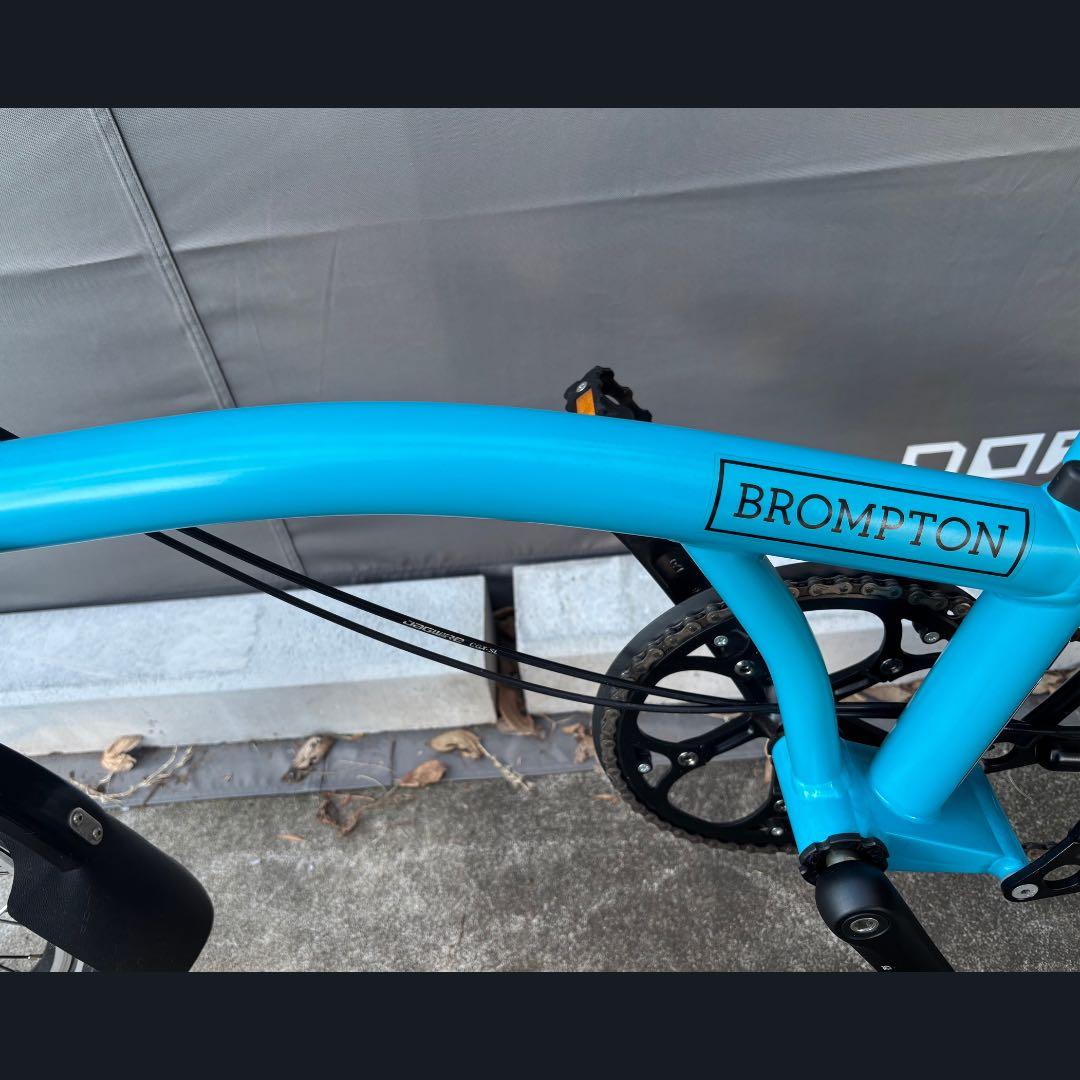 美品】BROMPTON BLACK Edition 青S2L おまけ付き - メルカリ
