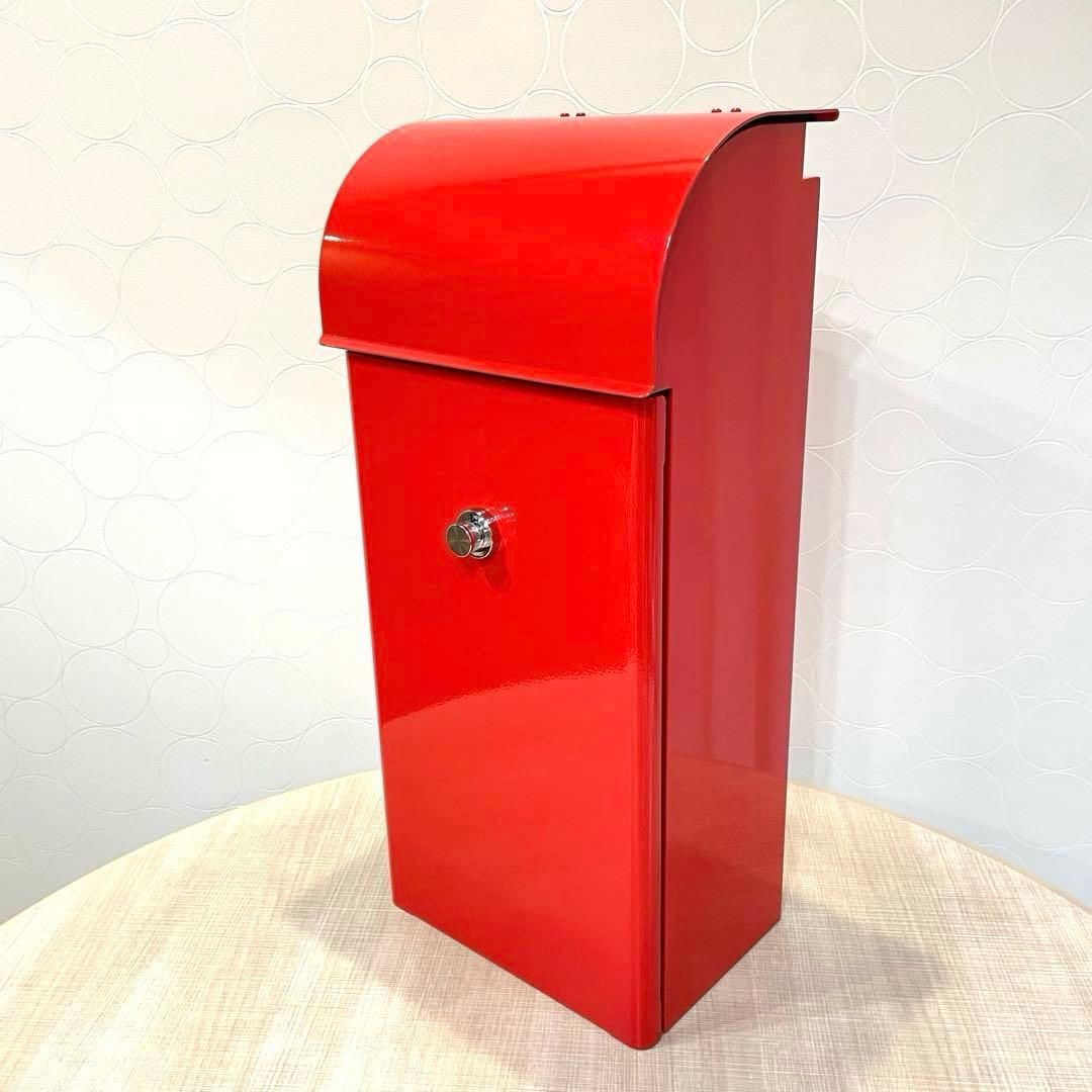 未使用】フィール2 スタンド式ポスト 右勝手 郵便ポスト 大型投函 鍵
