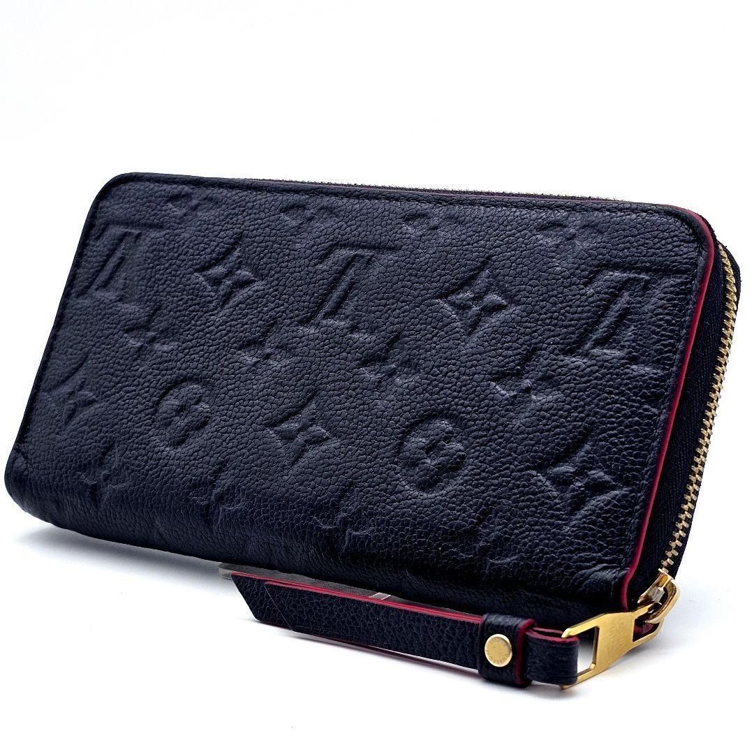 ルイヴィトン　ジッピーウォレット　アンプラント　マリーヌルージュ　長財布　356