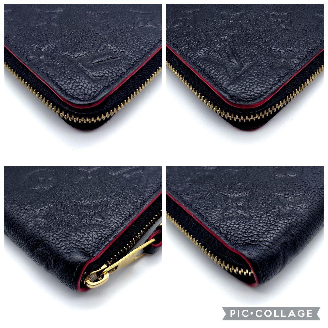 ルイヴィトン　ジッピーウォレット　アンプラント　マリーヌルージュ　長財布　356