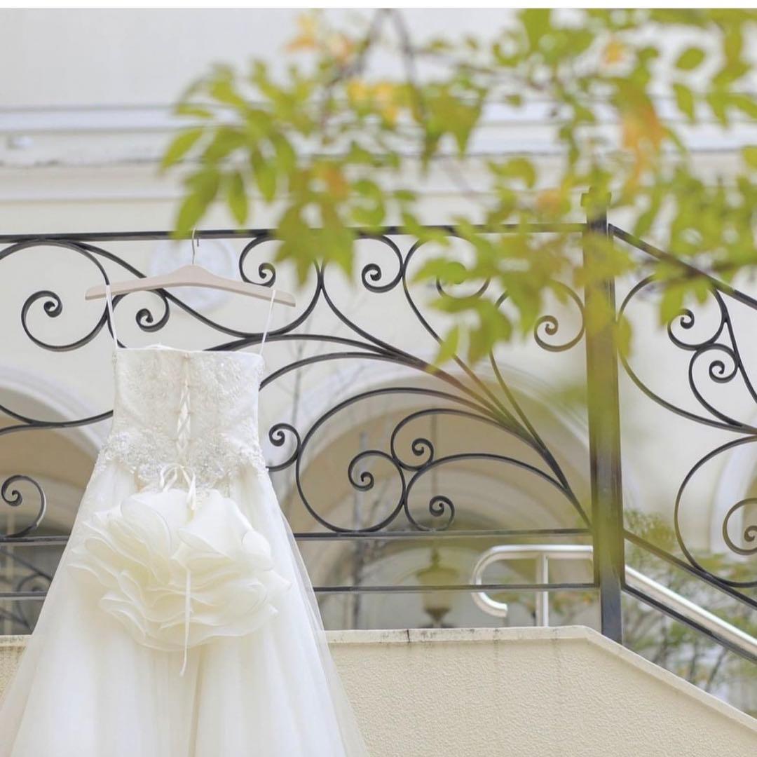 【Vieux Paris/ヴュ・パリ】ウェディングドレス　ヴェール付き