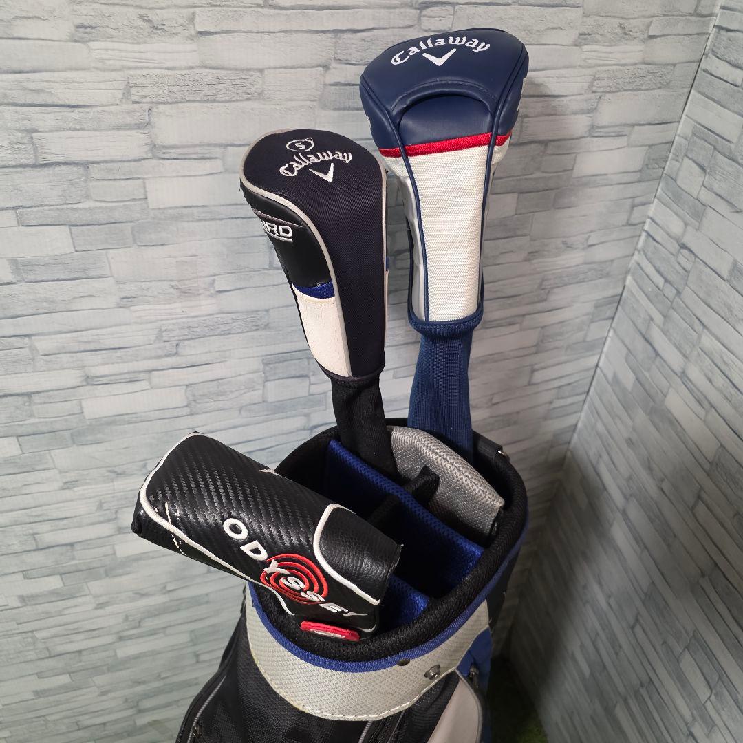 ゴルフクラブメンズセット キャロウェイ 青 ウォーバード フルセット S 右