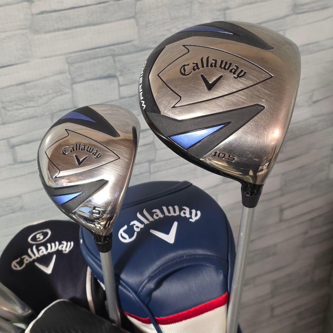 ゴルフクラブメンズセット キャロウェイ 青 ウォーバード フルセット S 右