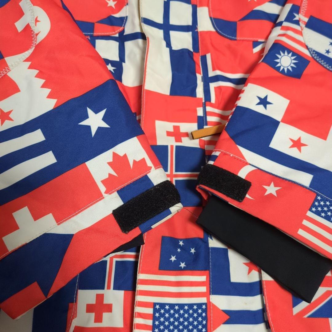 CASTELBAJAC ROSSIGNOL GORE-TEX ウェア　国旗　総柄