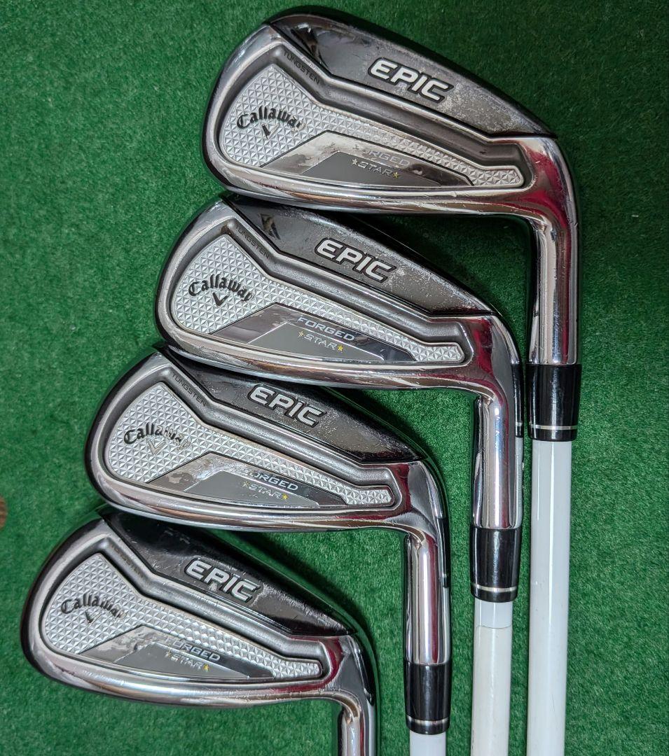 レディース ゴルフ アイアンセット（7,8,9,P）Callaway