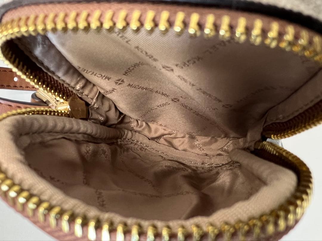 美品✨マイケルコース リュック ケンリー ロゴ シグネチャー バニラ×茶