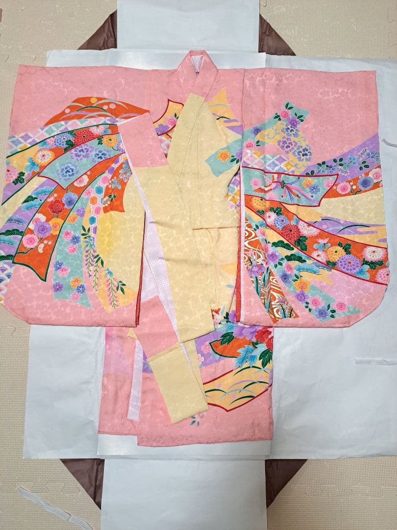 【新品未使用】七五三用着物　女の子　3歳