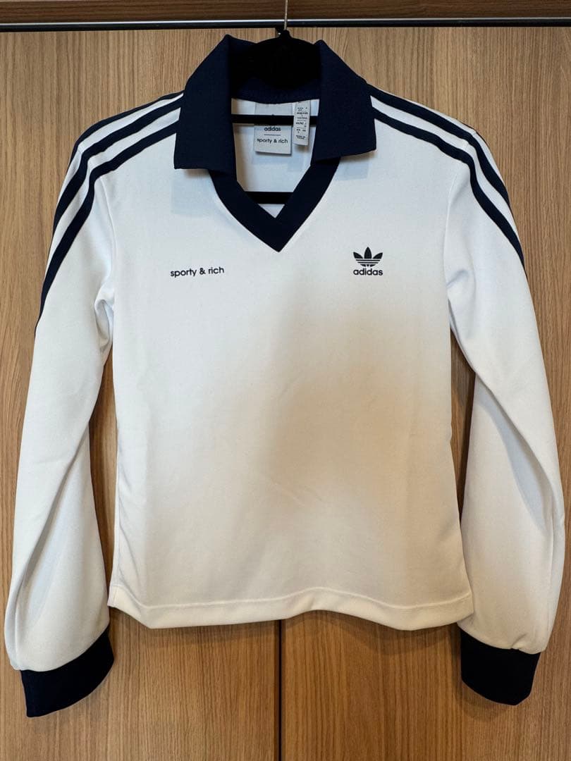 ⭐︎さゆり様専用⭐︎adidas sporty & rich 長袖ポロシャツ - メルカリ