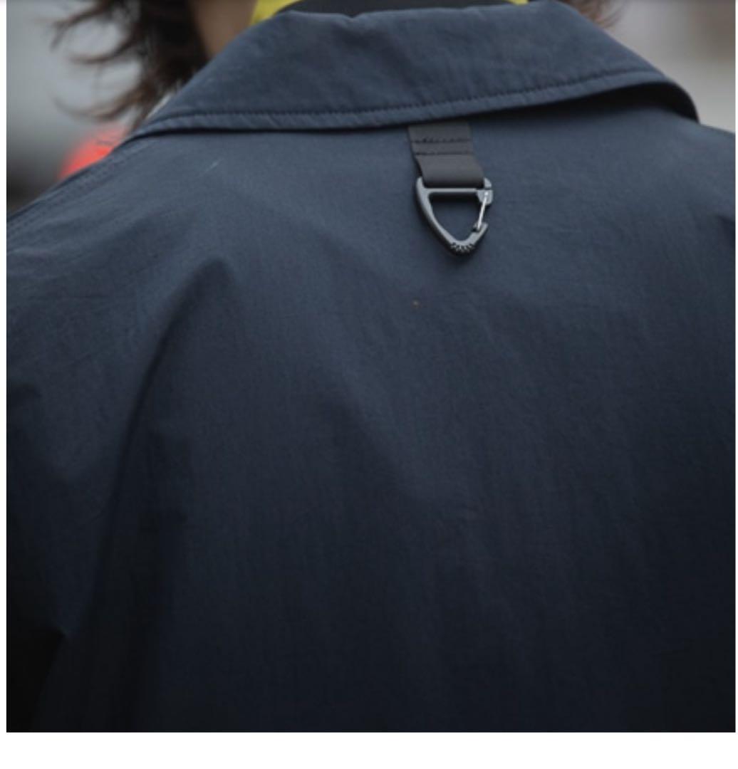 極美品COMM de GARCONS HOMME タイプライター コートNAVY