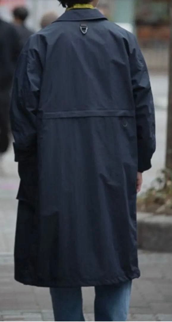 極美品COMM de GARCONS HOMME タイプライター コートNAVY