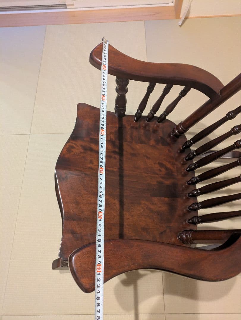 松本民芸家具】 ロッキングチェア ミズメ桜 揺り椅子 304F型 刻印無