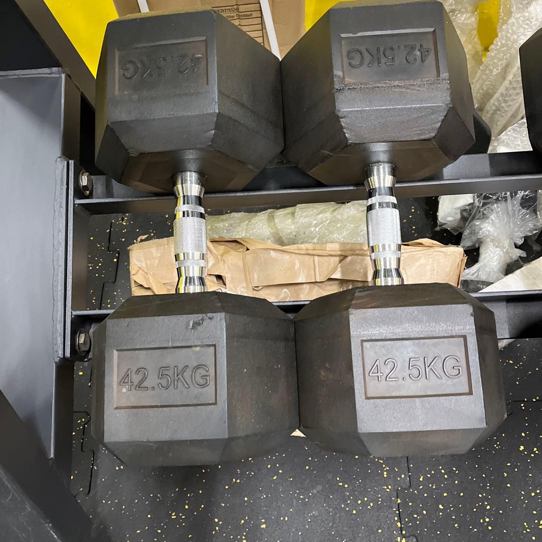 ラバーヘックスダンベル　25kg 2個