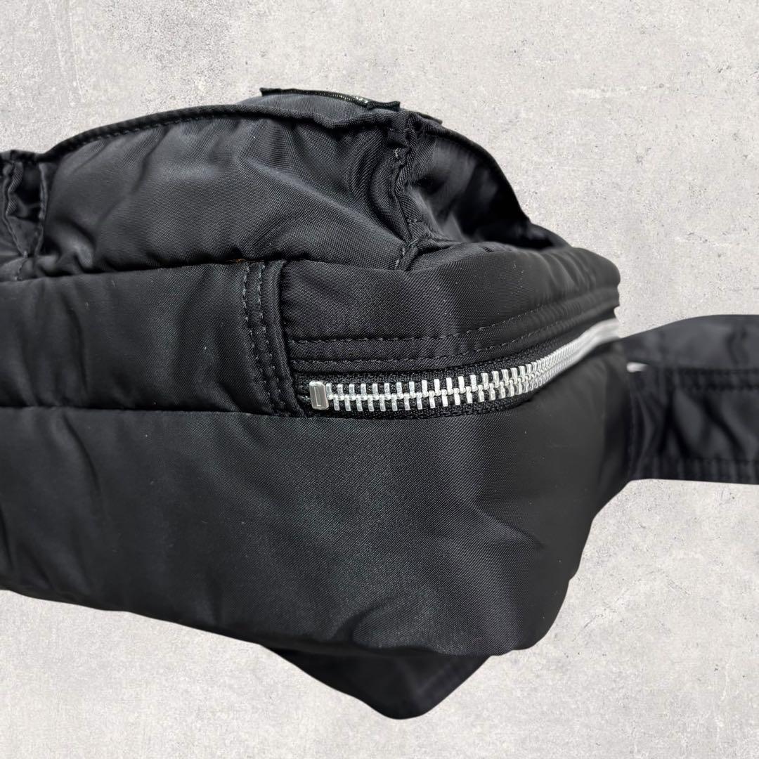 ふとん✨ポーター タンカー ショルダーバッグSサイズ　ブラック　2層