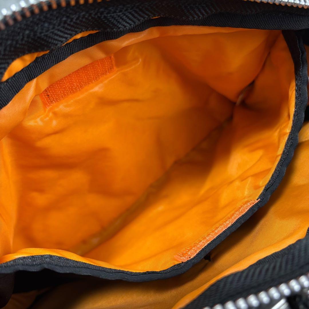 ふとん✨ポーター タンカー ショルダーバッグSサイズ　ブラック　2層