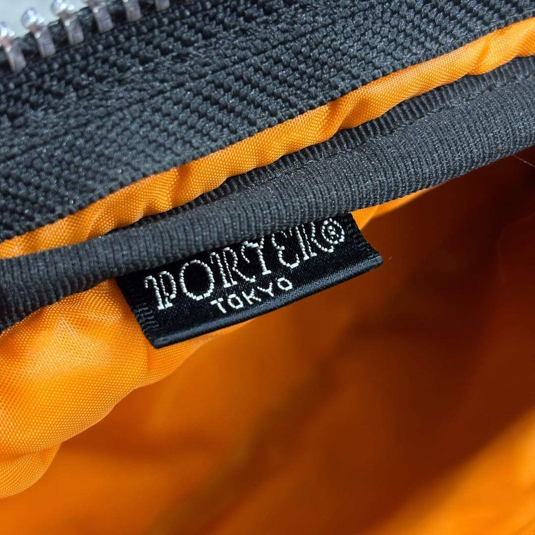 ふとん✨ポーター タンカー ショルダーバッグSサイズ　ブラック　2層