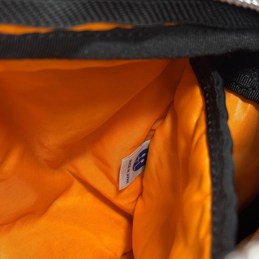 ふとん✨ポーター タンカー ショルダーバッグSサイズ　ブラック　2層