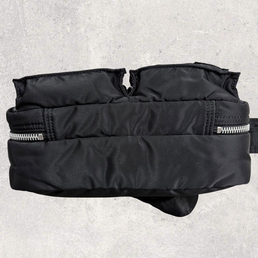 ふとん✨ポーター タンカー ショルダーバッグSサイズ　ブラック　2層