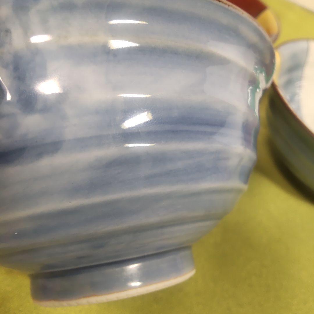 九谷焼 一閑人 紙風船 小丼 小どん 椀 皿 茶碗　 5客