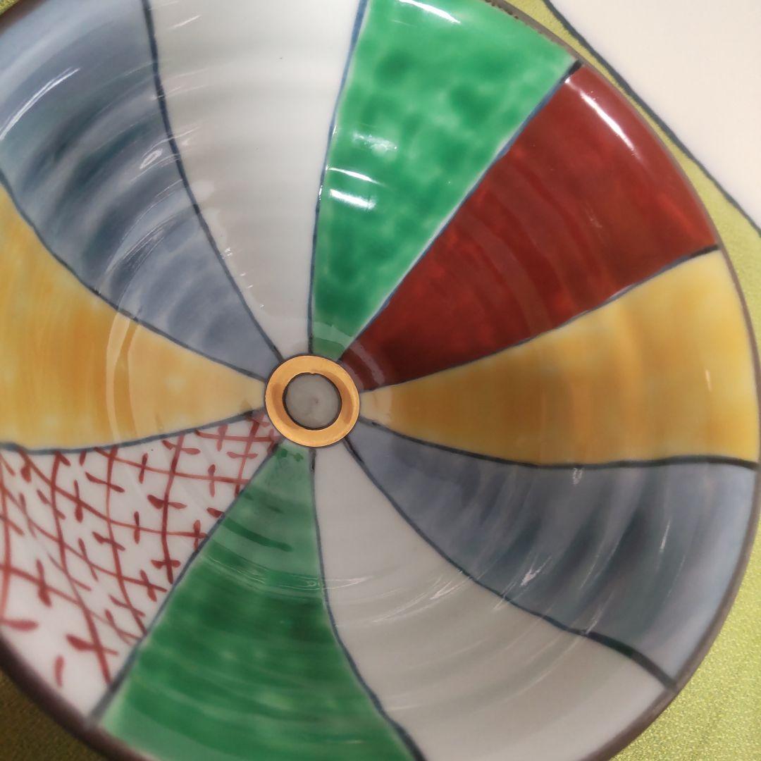 九谷焼 一閑人 紙風船 小丼 小どん 椀 皿 茶碗　 5客