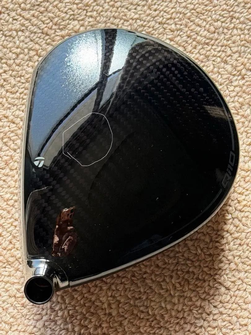 QI10LS9度ヘッドのみ使用3ヶ月コーティング済み即日発送純正ヘッドカバー付き