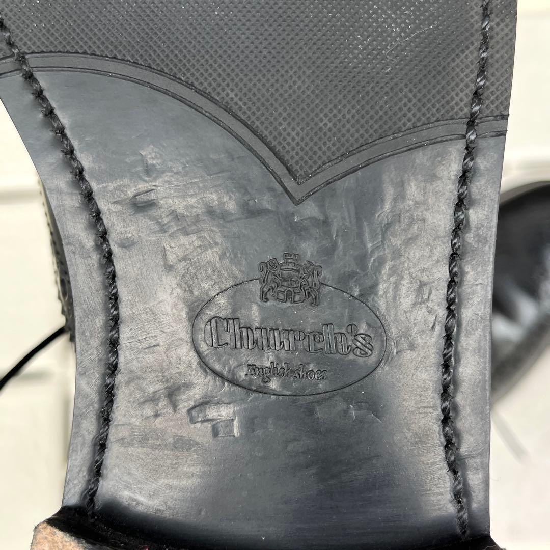 37 church's burwood 黒 チャーチ レースアップ 24