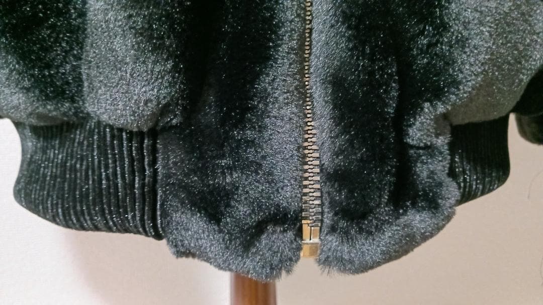 イタリア製 ミンク ＆ カシミヤ混 ファーコート 毛皮 厚手 防寒 日本