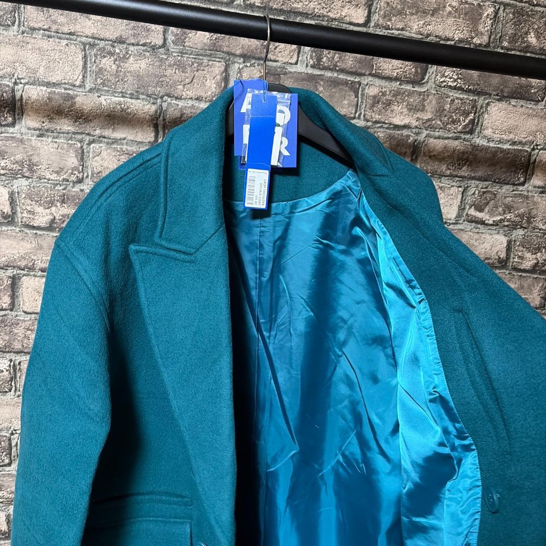 新品未使用 ADERERRORA2 グリーン アーダーエラー ロングコート