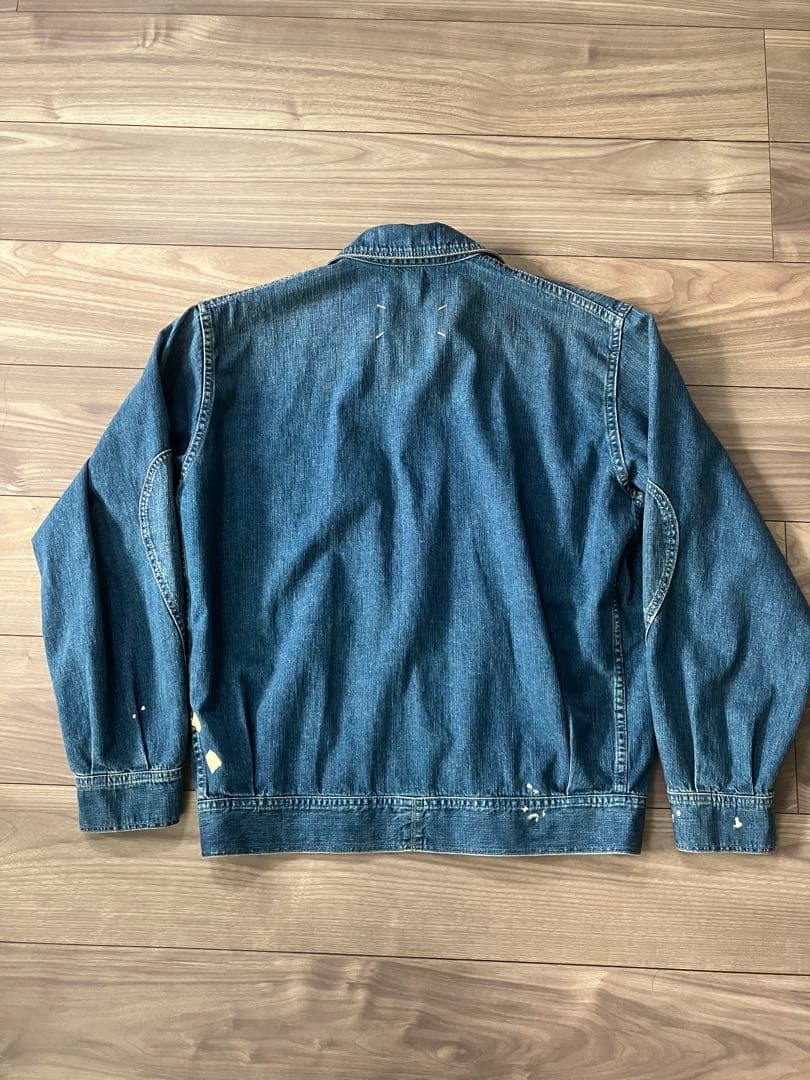 メゾンマルジェラ 24SS ディストレスト デニムジャケット サイズ46