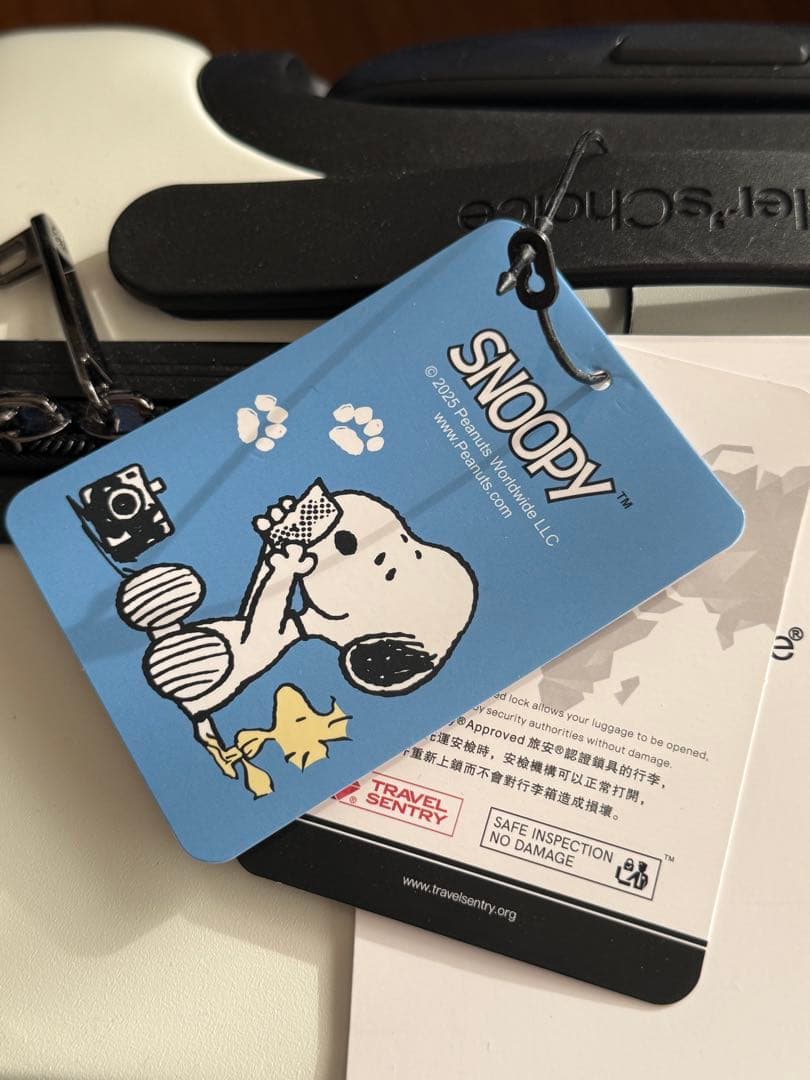 タグ付き新品 スヌーピー キャリーケース 布バッグ付