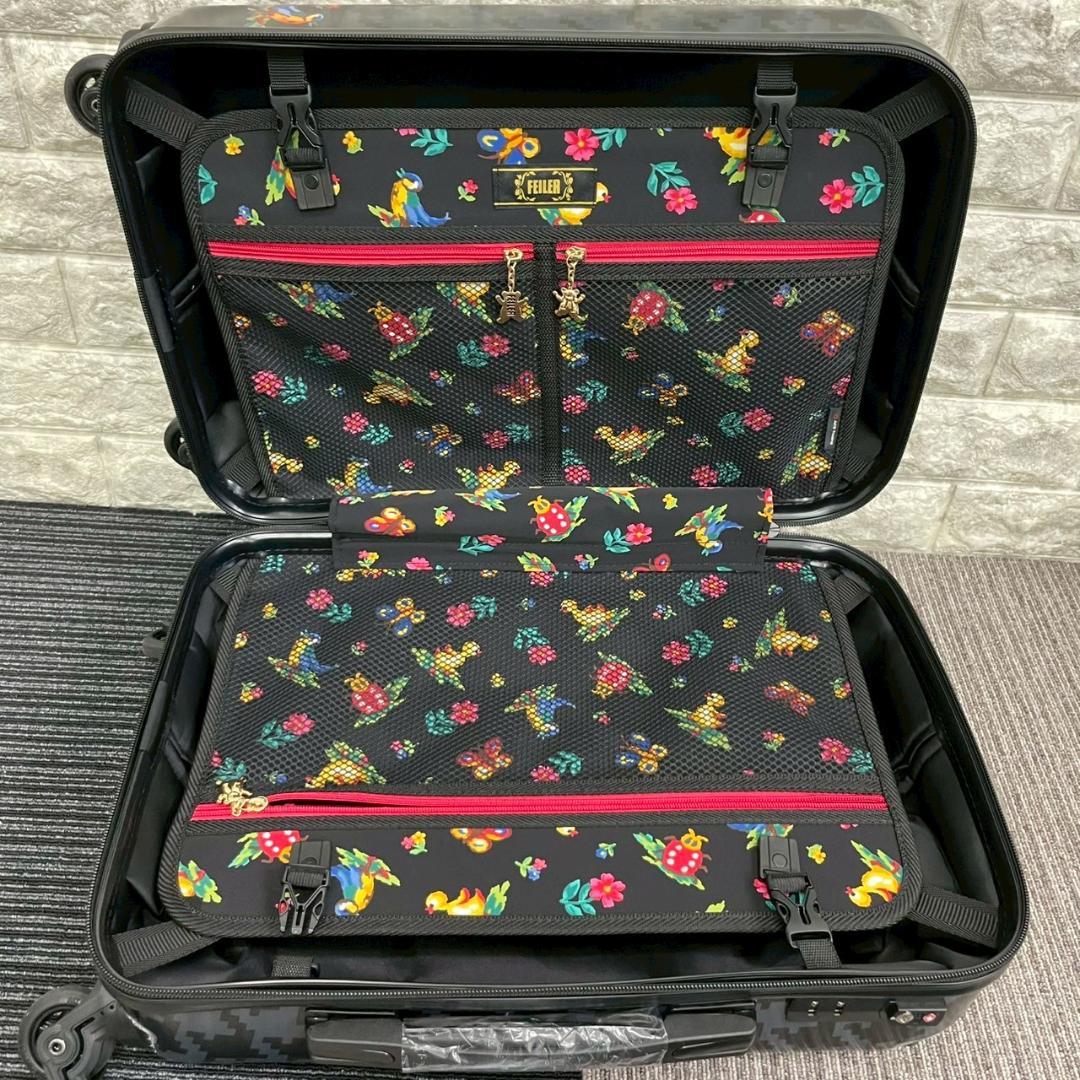 激レア　FEILER　フェイラー　ハイジ　ハードトロリー　四輪　キャリーケース