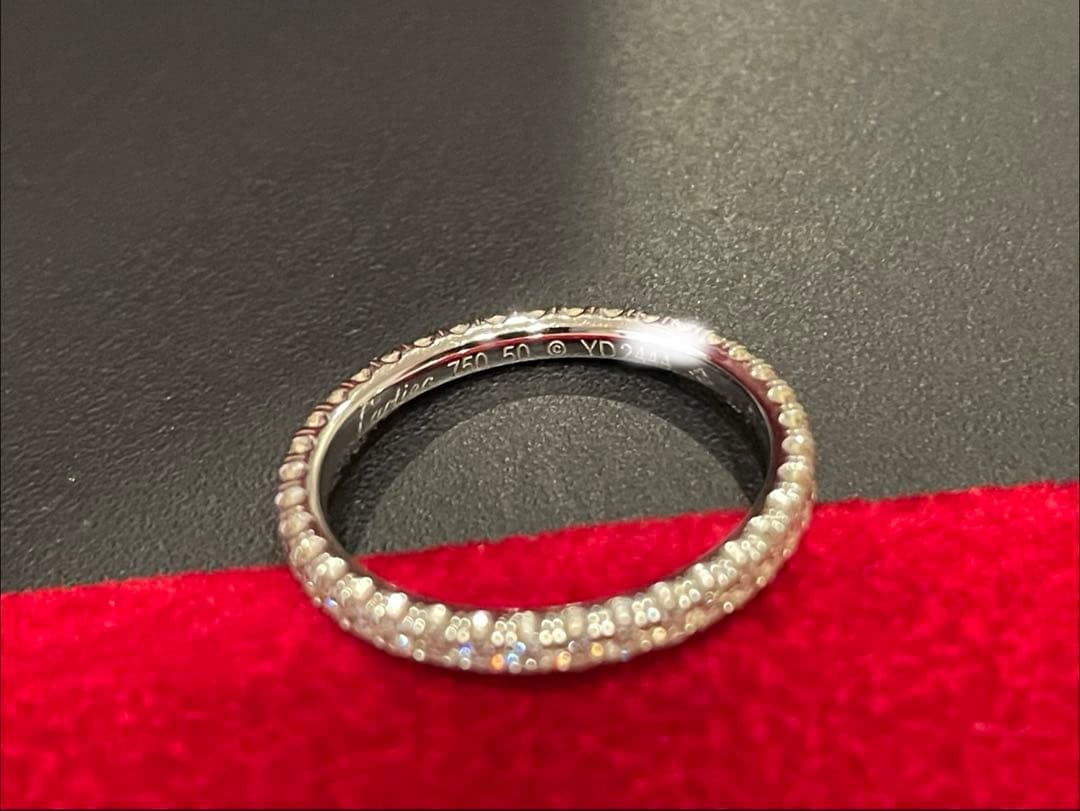 エタンセル ドゥ カルティエ ウェディングリング 2mm 10号 フル