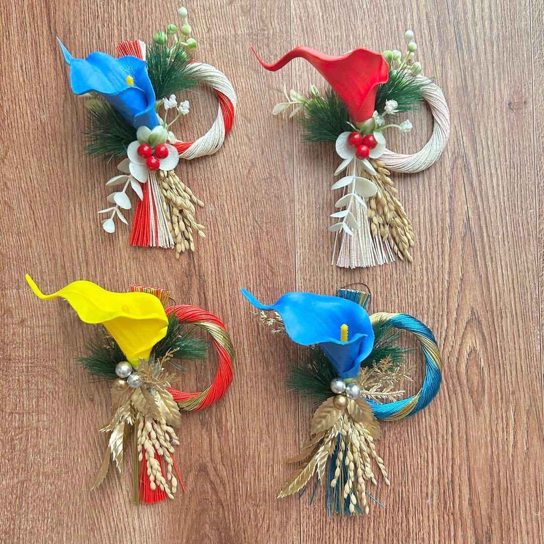 オメガ様専用 オーダーページ 2025しめ縄 水引ミニお飾り 仏花