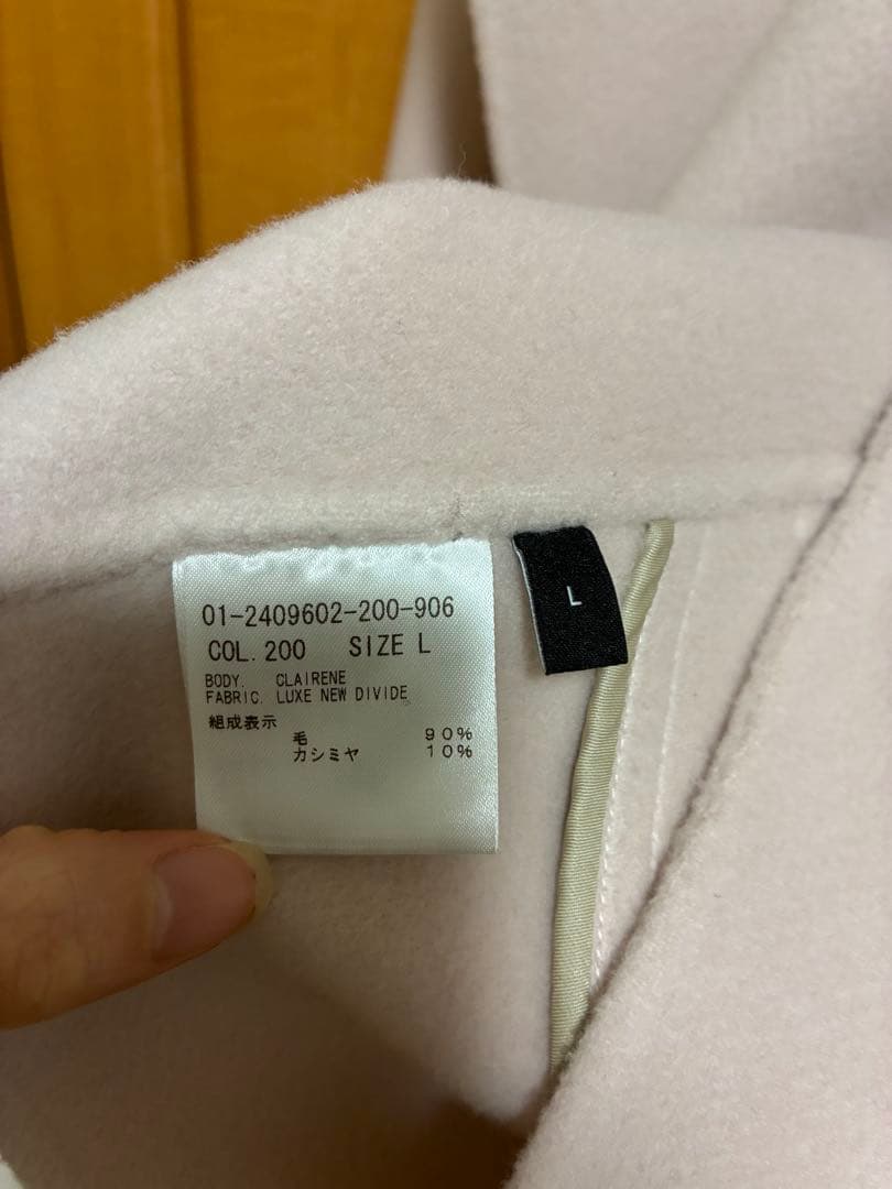 Theoryセオリー　カシミヤ ダブルフェイスコート L