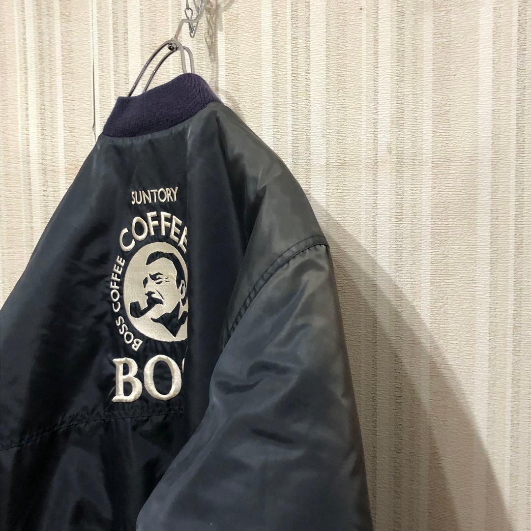 レア SUNTORY サントリー BOSS ボス ボスジャン MA-1 - メルカリ