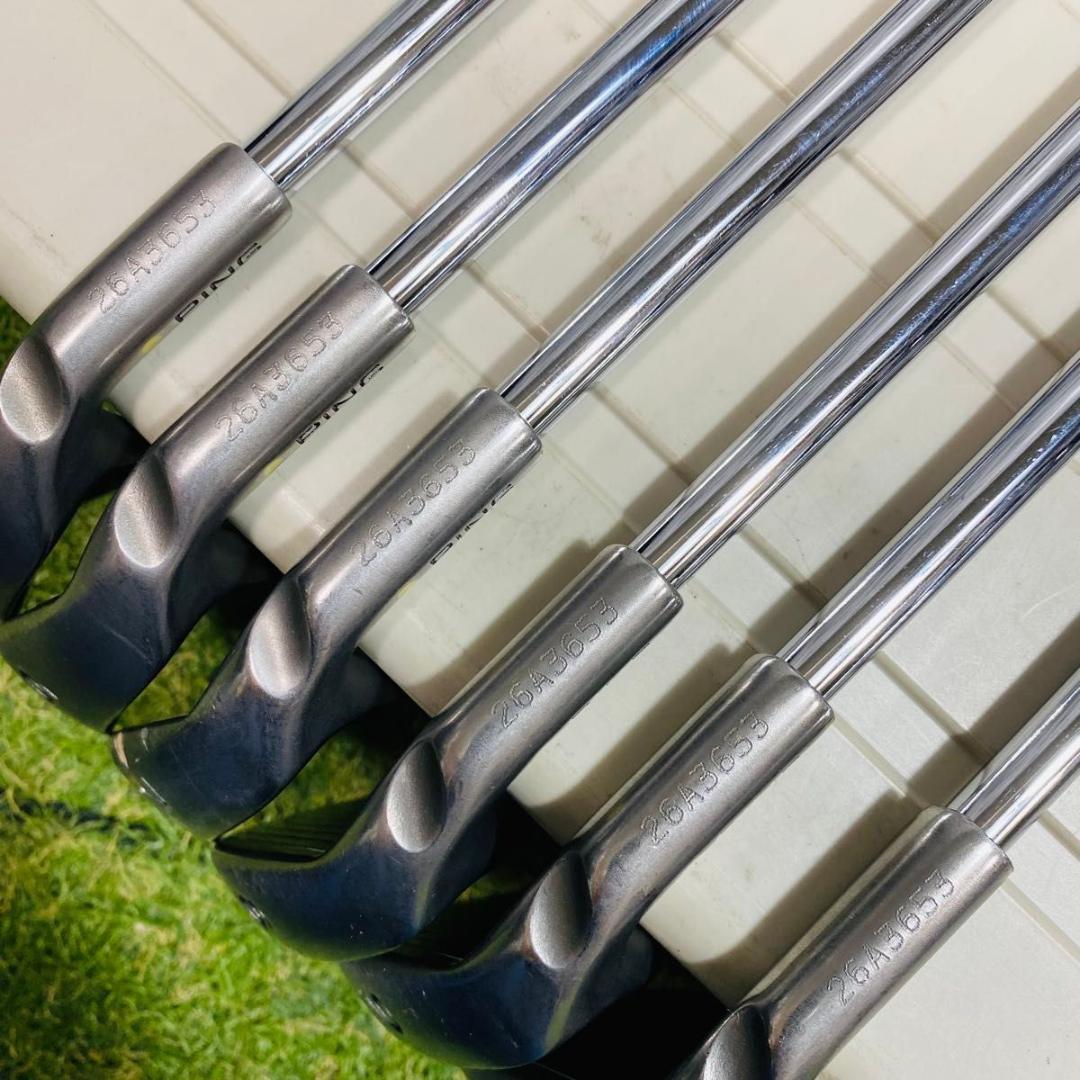 【良品】大人気モデル ピン G25 黄色ドット メンズアイアンセット 6本 X