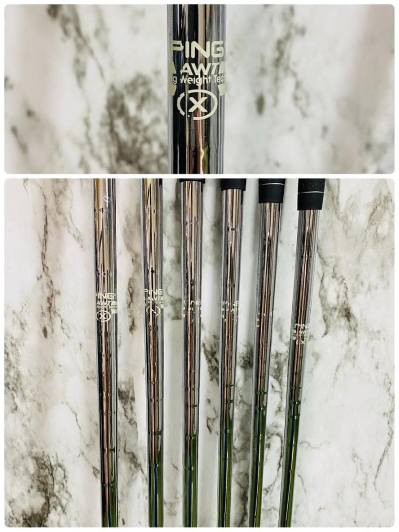 【良品】大人気モデル ピン G25 黄色ドット メンズアイアンセット 6本 X