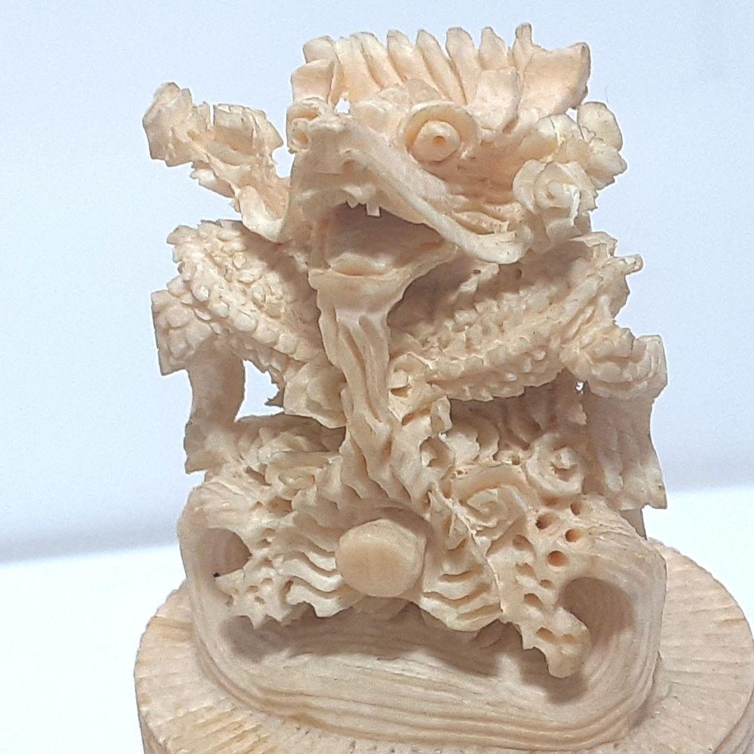 Y1180 極上 彫刻 細密造 龍細工 獅子香炉 重量186g 高さ12.5㎝