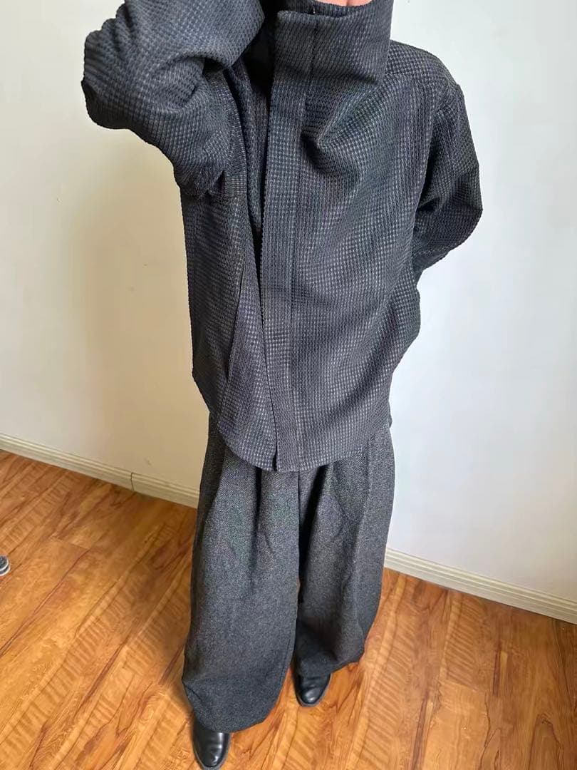 JCAESAR ZIPPER-JACKET WITH H斜めジップジャケット短丈 - メルカリ