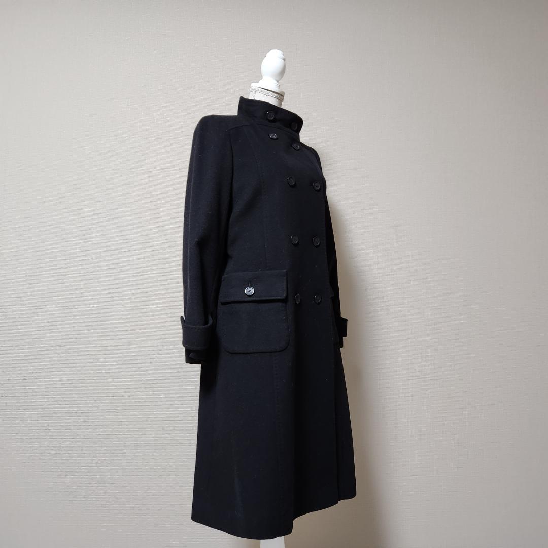 フリマ屋さん専用　クレージュ　ブラック　コート　手縫い仕上げ