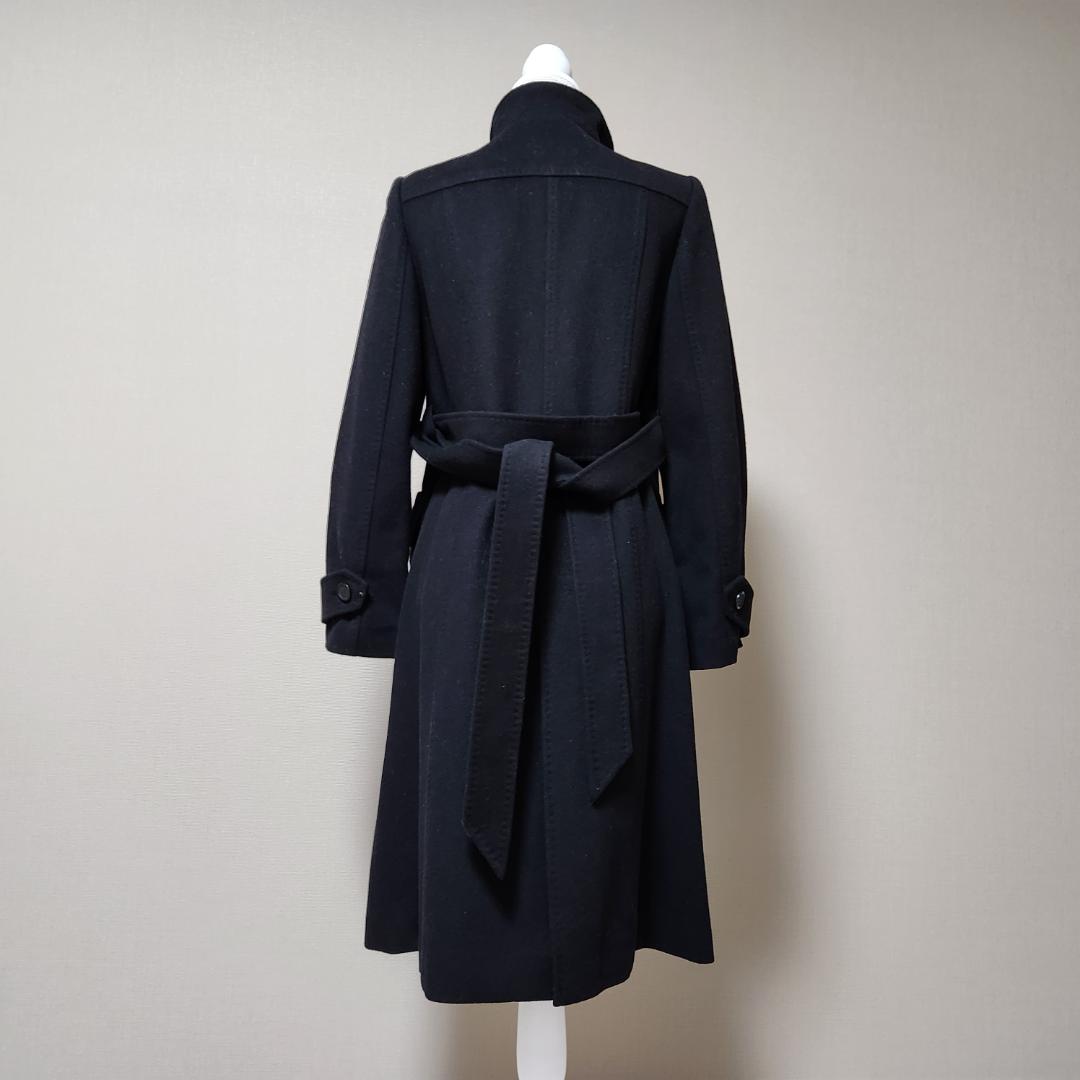 フリマ屋さん専用　クレージュ　ブラック　コート　手縫い仕上げ