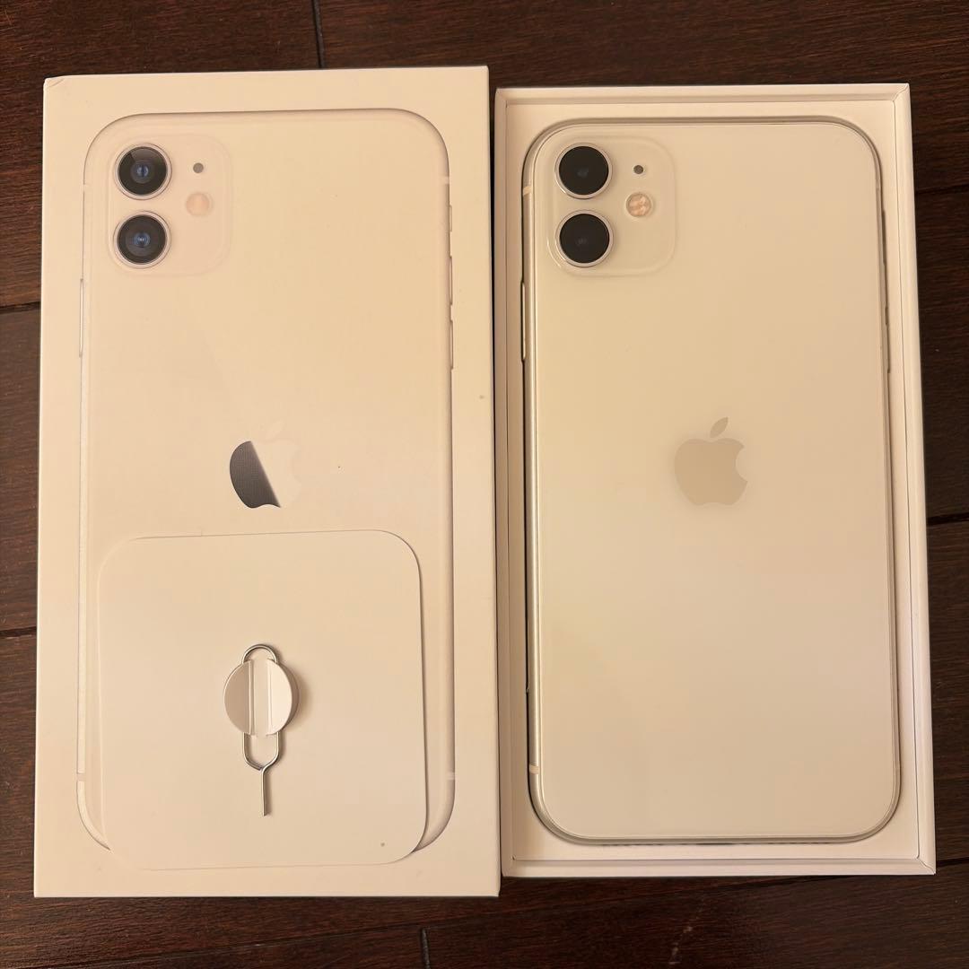 値下げ済み】iPhone 11 128GB ホワイト simフリー 初期化済み - メルカリ