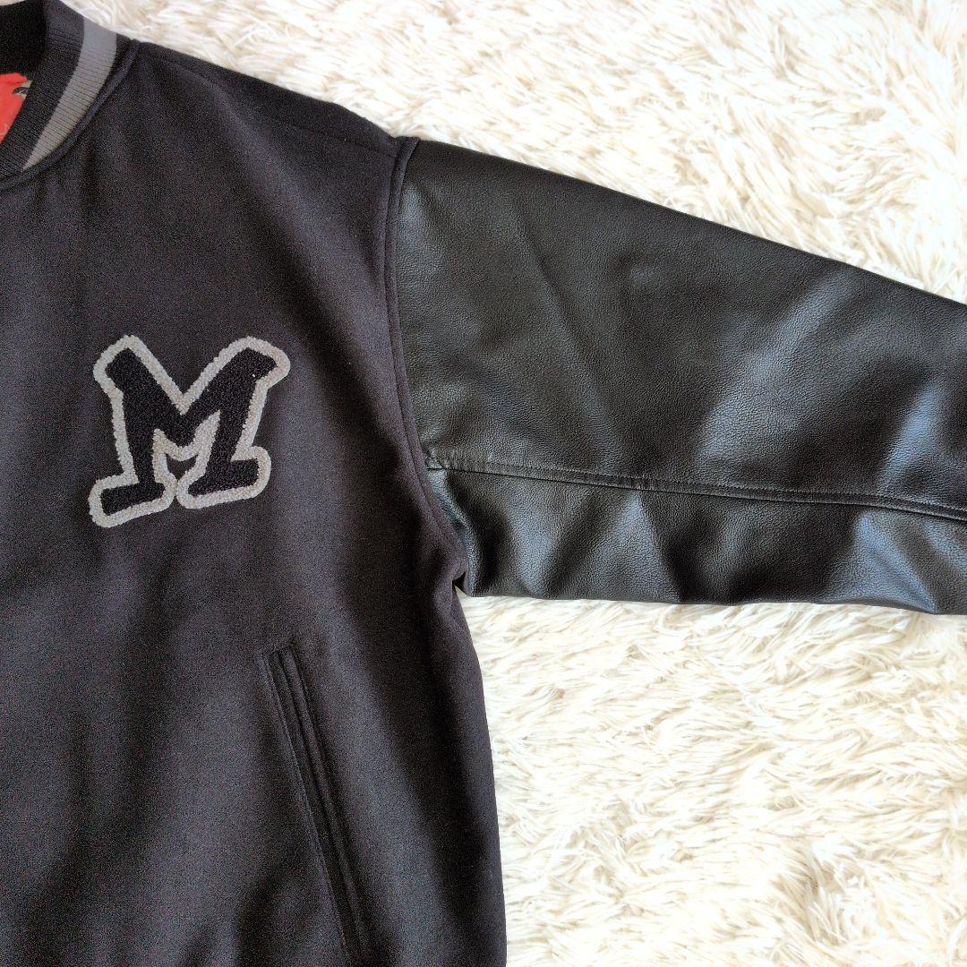 ディズニーストア ミッキーマウス スタジャン ブラックブルゾン ジャンバー