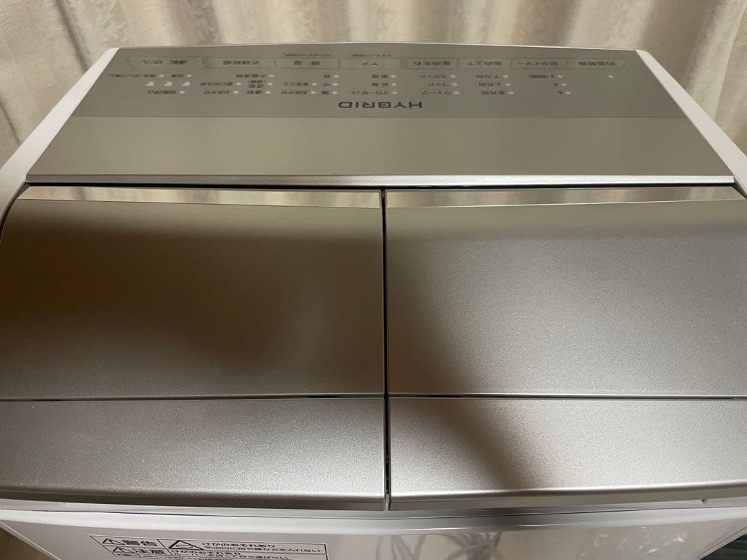 【送料込】【美品】Panasonic 衣類乾燥除湿機 ハイブリッド式 ナノイーX