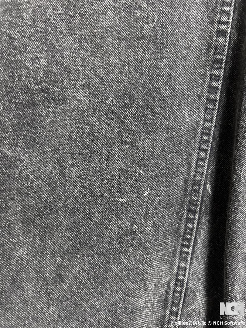 70507　ブラックデニム　ジージャン　80'S