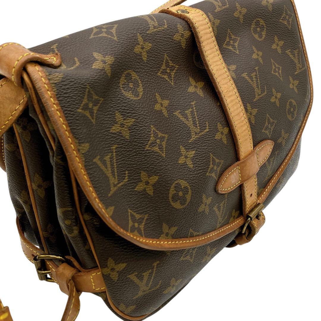 【LOUIS VUITTON】ソミュール30 モノグラム　ショルダーバッグ