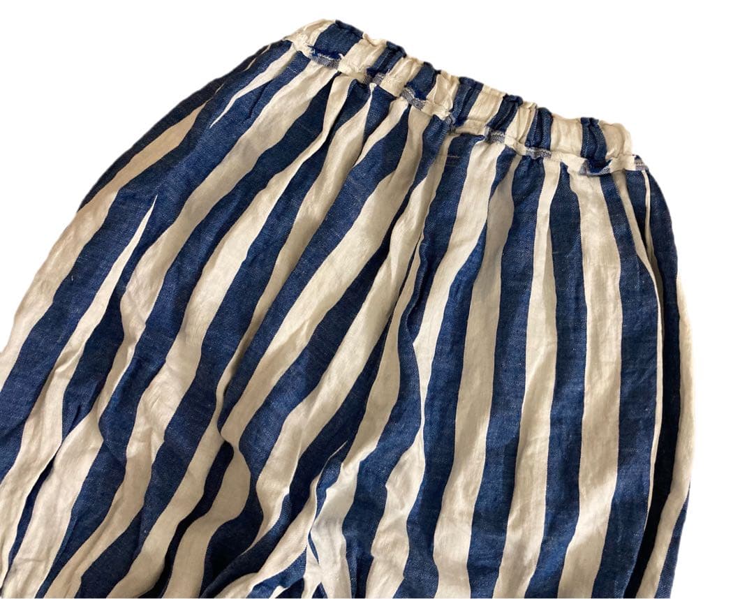 KAPITAL キャピタル リネン ストライプ パンツ