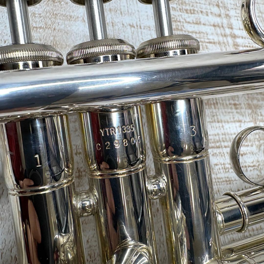 YamahaトランペットYTR-1335 純正ソフトケース、マウスピース付き