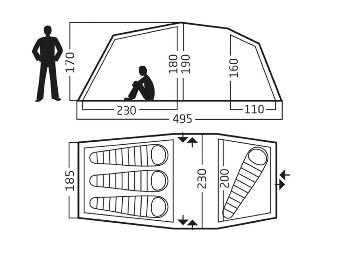 【国内正規品】ノルディスク レイサ4 Reisa 4（ギャランティカード付）